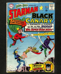 Brave And The Bold #62 Starman Black Canary!