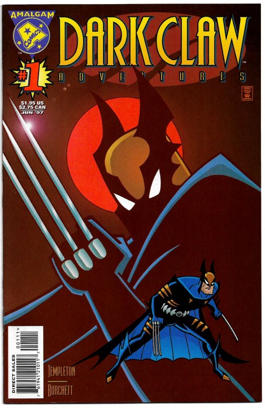 3 AMALGAM COMICS #1s (1997): DARK CLAW ADVENTURES, BAT THING, & LOBO the DUCK