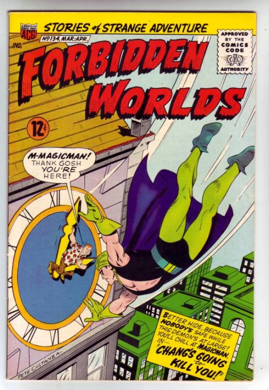 Forbidden Worlds #134 (Mar-66) VF/NM+ High-Grade Magicman