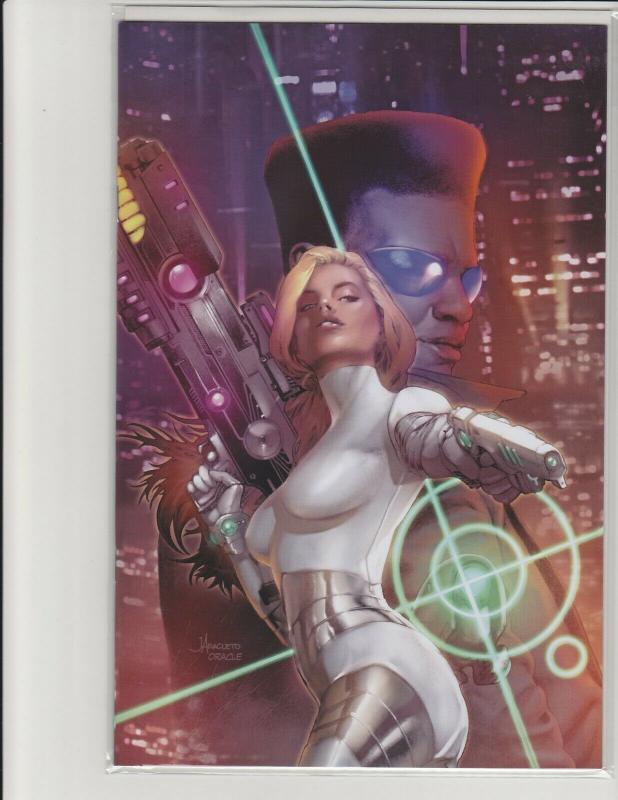 Cyber Spectre #1 Kickstarter Exclusive Jay Anacleto Virgin Cover Scout Comic NM 