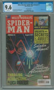 Miles Morales: Spider-Man Annual #1 Fleecs Variant Cover CGC 9.6!
