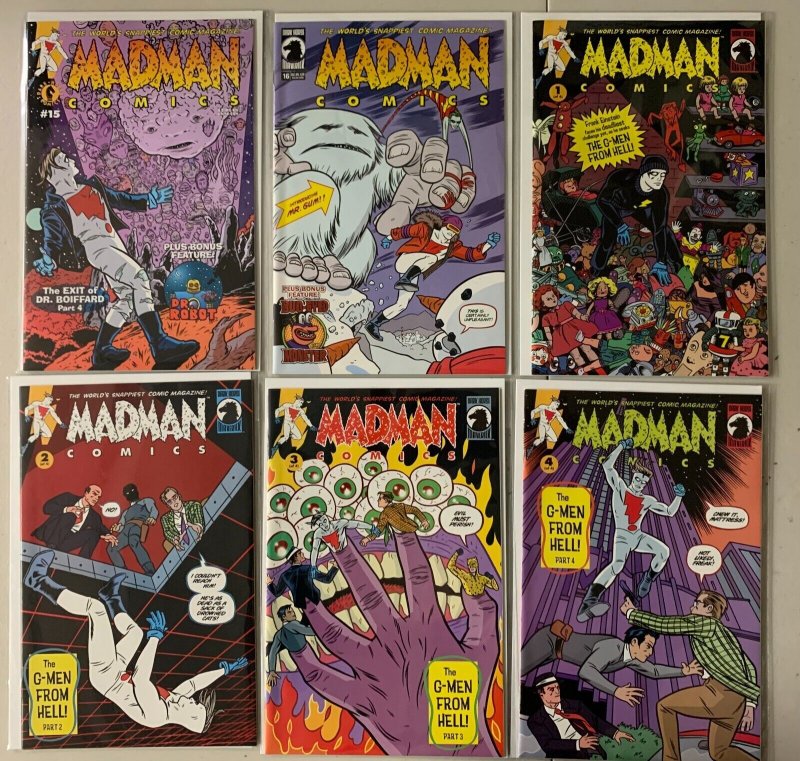 Madman Comics Dark Horse Comics lot #2-20 14 diff avg 8.0 (1994-2000)