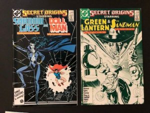SET of 5-DC SECRET ORIGINS#5-9 Batman, Green Lantern, Flash  F/VF(A122)