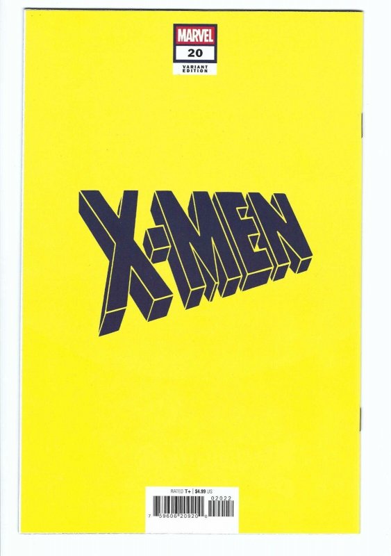 X-MEN #20 • JTC JOHN TYLER CHRISTOPHER NEGATIVE • X-23 • YELLOW VIRGIN VARIANT