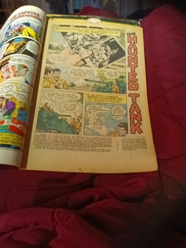 G.I Combat 7 Issue DC Bronze Age Comics Lot Run Set Haunted Tank Collection