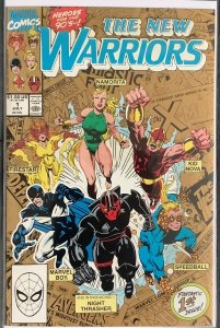 The New Warriors #1 Second Printing (1990, Marvel) NM-