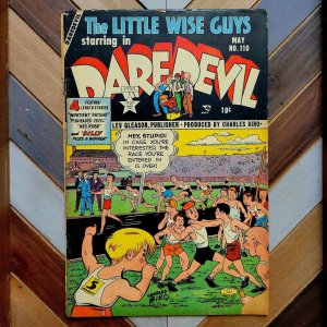 DAREDEVIL #110 G/VG (Lev Gleason 1954) Biro LITTLE WISE GUYS PRE-CODE Golden Age