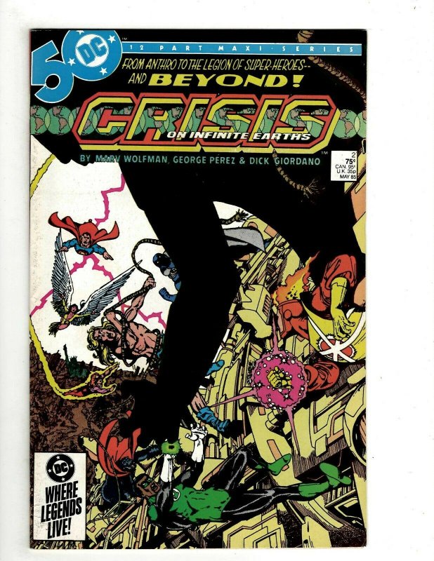 Crisis On Infinite Earths Complete DC Comics # 1 2 3 4 5 6 7 8 9 10 11 12 J510