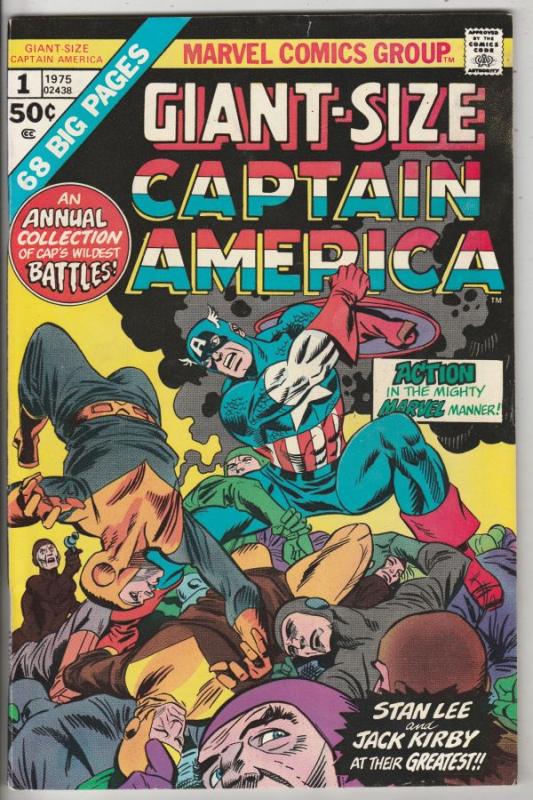 Giant-Size Captain America #1 (Dec-75) VF/NM+ High-Grade Captain America, Buc...