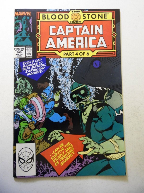 Captain America #360 (1989) FN+ Condition