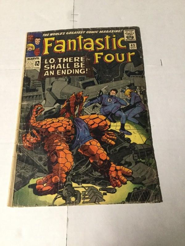 Fantastic Four 43 1.8 Gd- Good -