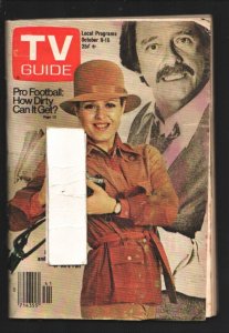 MAG: TV Guide 10/9/1976-Bernadette Peters and Richard Crenna -All's Fair co...