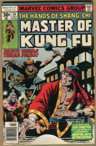 Master Of Kung-Fu #54 - Death Wears Three Faces - 1977 (Grade 9.0) WH
