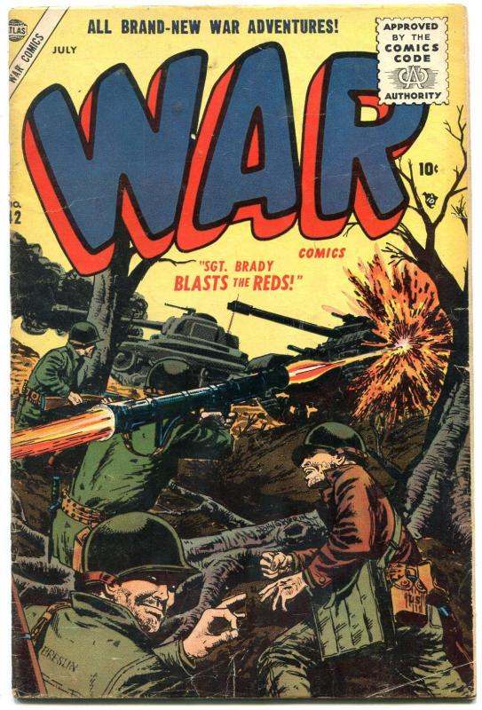 WAR COMICS #42 ROMITA ORLANDO MORISI SINNOTT ATLAS 1956 G