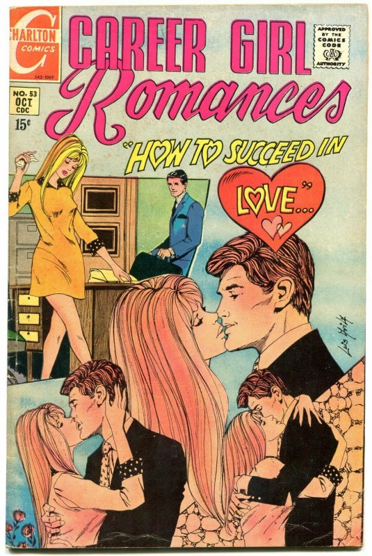 Career Girl Romances #53 1969-Charlton Silver Age- FN