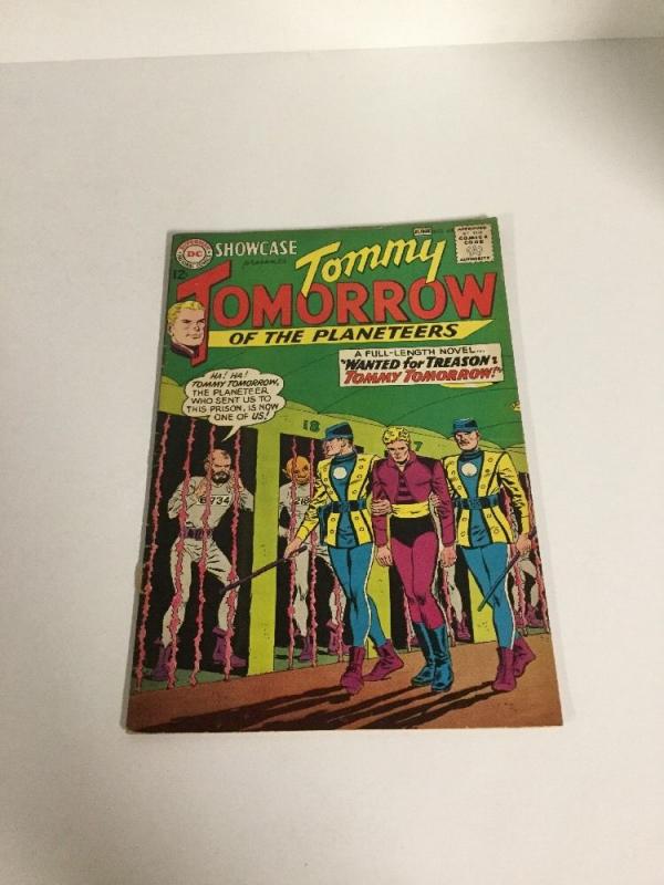 Showcase 44 Tommy Tomorrow Vg+ Very Good+ 4.5 Bottom Staple Punched Silver Age