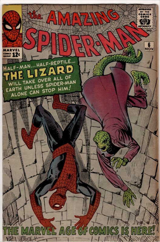The Amazing Spider-Man #6 (1963) see description