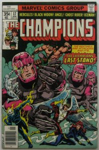 Champions #17 (Jan 1978 Marvel) FN-VFN, John Byrne art, last issue of the series