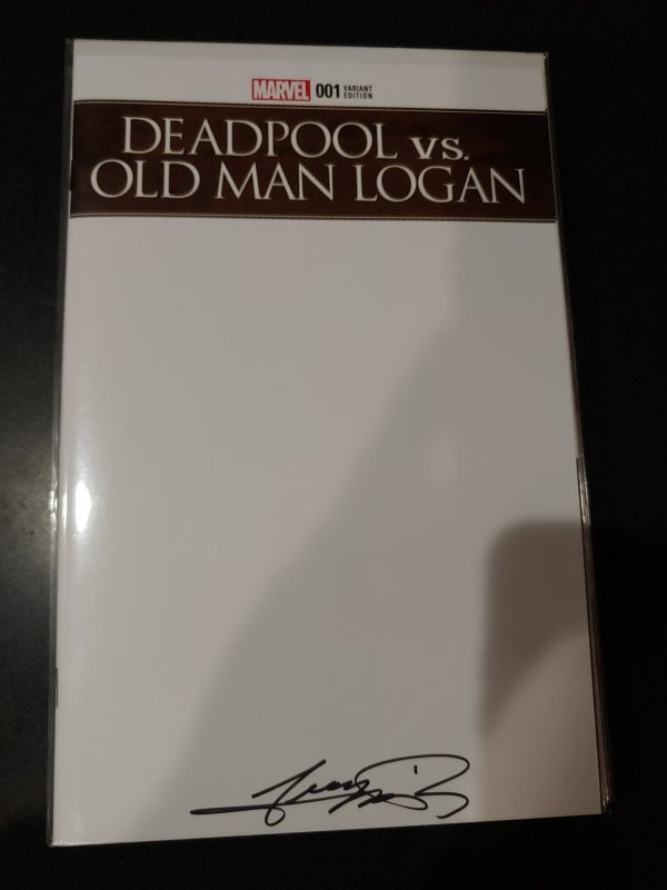 DEADPOOL VS. OLD MAN LOGAN #1 SIGNED BY GEORGE PEREZ WITH COA