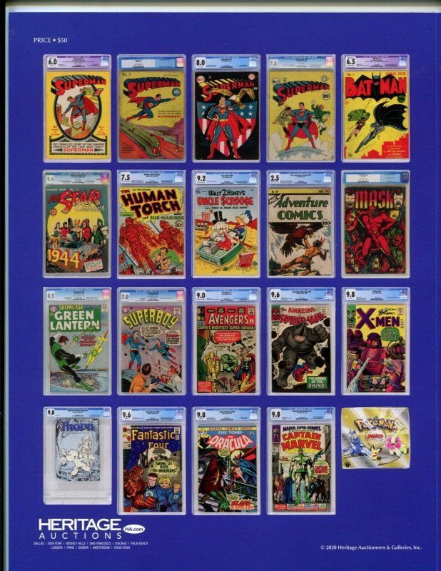 HERITAGE AUTION CATALOG APRIL 30-MAY 3 2020  (8.0) 2020