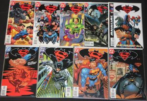 MODERN DC BATMAN SUPERMAN COMIC LOT 9pc #1 x2 2-7, Annual #2 9.2 or Better