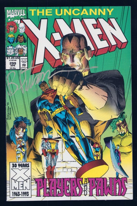 Uncanny X-Men #299 - Signed by Brandon Peterson. Key Issue (8.0) 1993