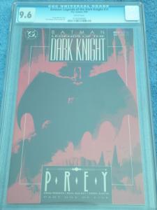 BATMAN : LEGENDS of the DARK KNIGHT #11, CGC = 9.6, NM+,  Prey, White pgs,1990