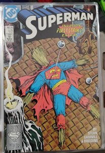 SUPERMAN # 26 1988  DC comics  invasion first strike
