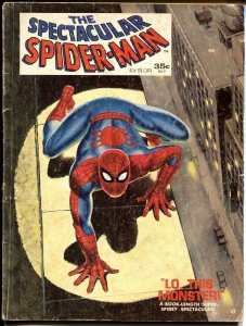 SPECTACULAR SPIDER-MAN #1-1968-romita art-MAGAZINE SIZE-COLOR
