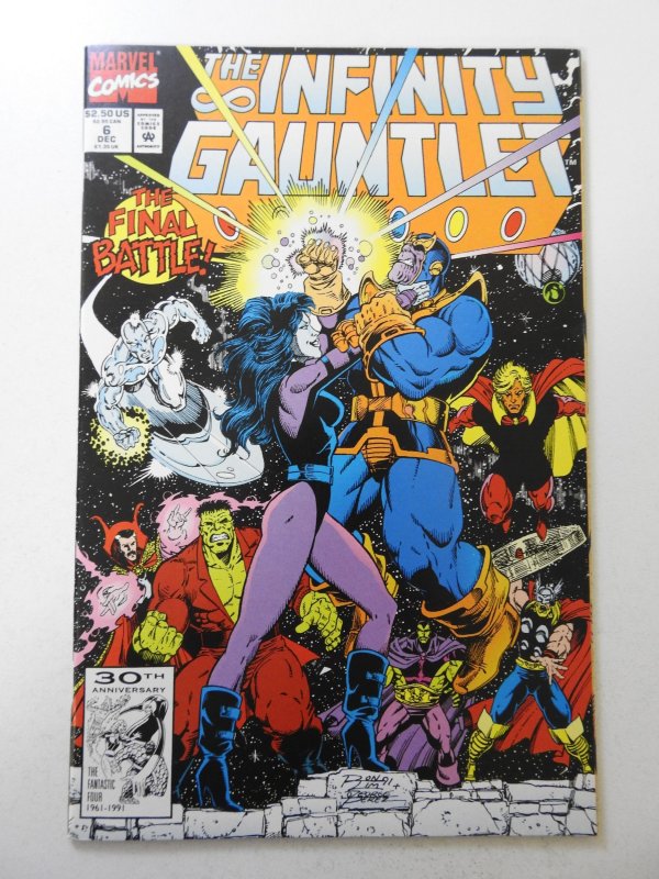The Infinity Gauntlet #6 (1991) VF Condition!