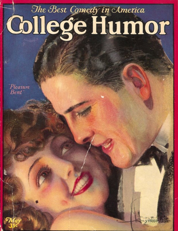 College Humor 5/1925-Rolf Armstrong-Good Girl Art-pulp fiction-Booth-G