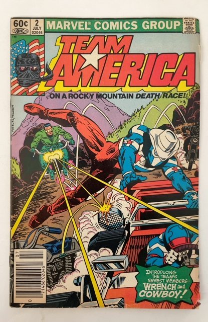 Team America #2 Newsstand Edition (1982)