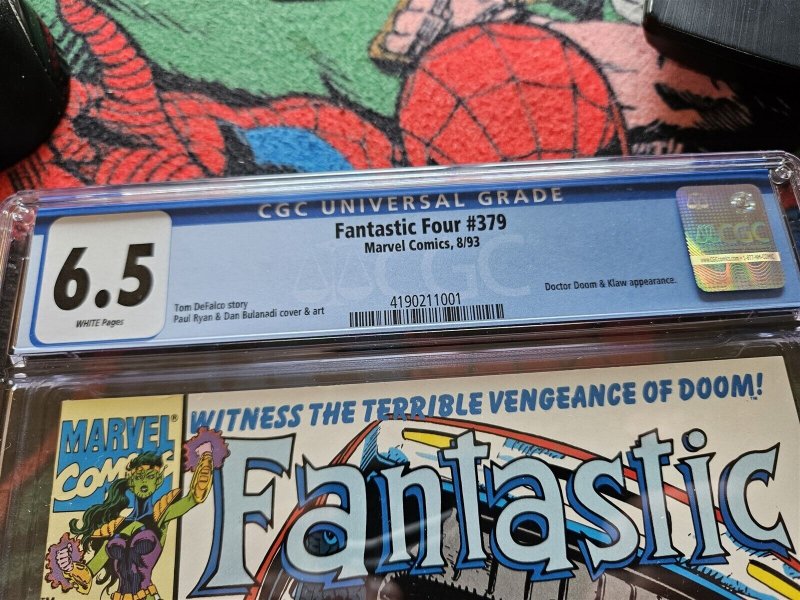 Fantastic Four #379 (93) CGC 6.5