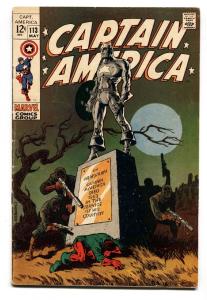 Captain America #113-Steranko-Marvel-1969 Bucky