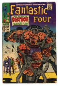 Fantastic Four #68 (1961 v1) Stan Lee Jack Kirby VG