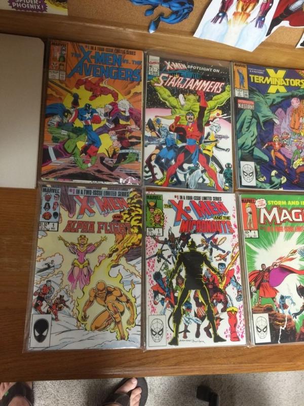 X-Men Mini-Series Lot Wolverine Nightcrawler Iceman Storm Magik 1-2 1-6 1-4 Nm