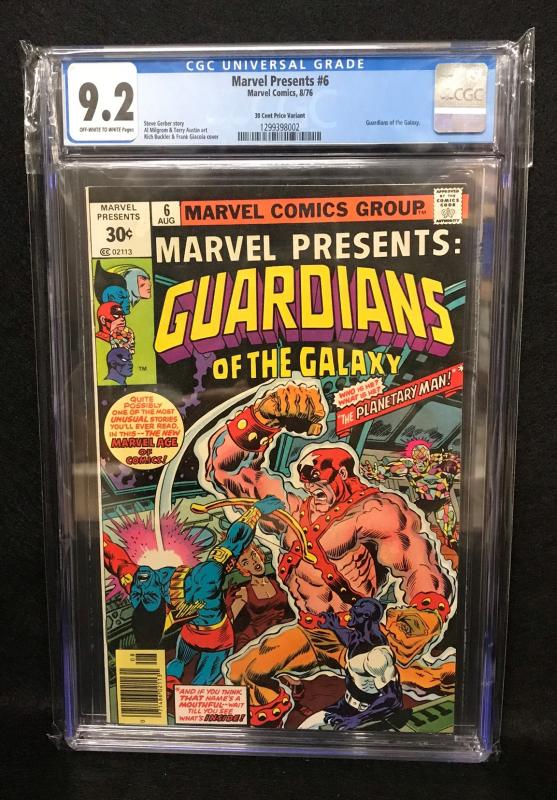 Marvel Presents 30 Cent Variant  #6 (Marvel, 1976) CGC 9.2