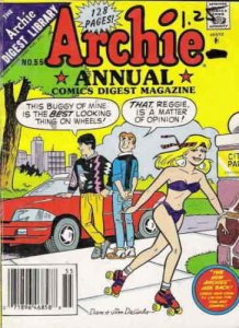 Archie Annual Digest Magazine #55 VF; Archie | bikini roller skates - we combine 