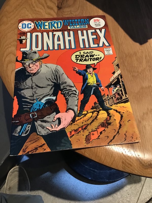 Weird Western Tales #29 1975 FNVF The Origin of Jonah Hex Wow Covell Certificate