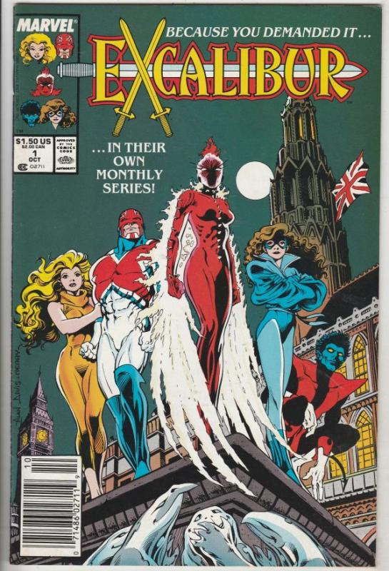 Excalibur #1 (Apr-88) NM/NM- High-Grade Excalibur