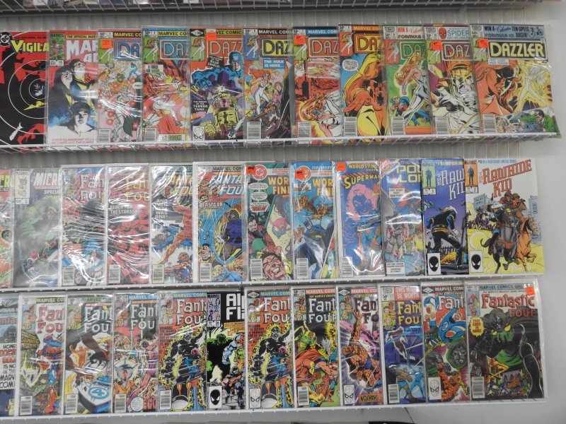 Huge Lot 150+ Comics W/ Fantastic Four, Dazzler, Micronauts+ Avg VG/Fine Cond!!