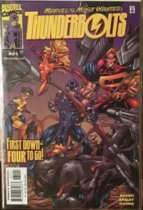 THUNDERBOLTS 1997 MARVEL #46-52 59 NM CONDITION 8 BOOK LOT