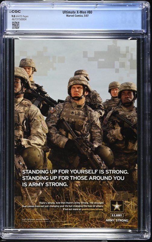 Ultimate X-Men #80 (5/07) Graded CGC 9.8