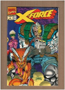 X-Force #1 Newsstand Marvel Comics 1991 Rob Liefeld CABLE DOMINO NM- 9.2
