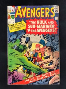 The Avengers #3 (1964) Battle of the Avengers vs the Hulk and Sub-Mariner