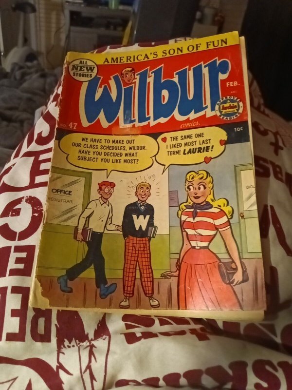 Wilbur Comics #47 Golden Age Katy Keene 1953 Good Girl Art Cover Archie Mlj Book