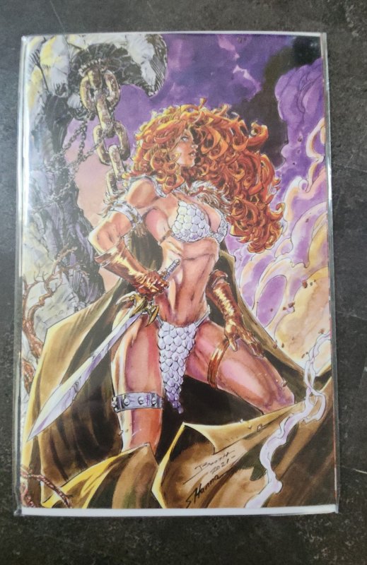 RED SONJA 1982 1 BRET BOOTH VIRGIN VARIANT LIMITED 400 COPIES