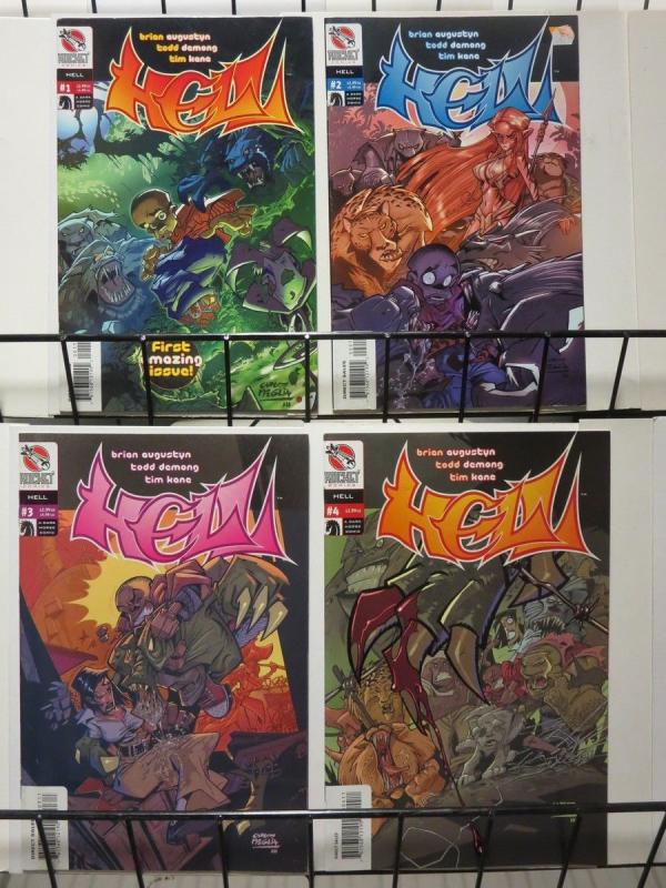 HELL 1-4  Brian Augustyn  complete series