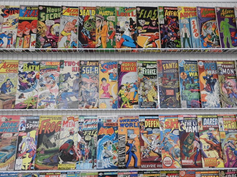 Huge Lot 150+ Silver/Bronze Low Grade Comics W/ Adventure Comics, +More See desc