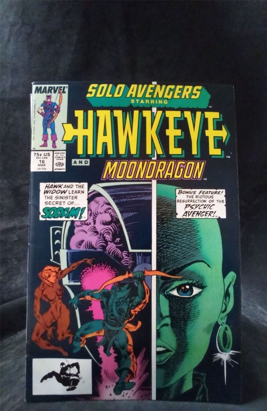 Solo Avengers #16 1989 Marvel Comics Comic Book